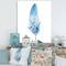 Designart - Blue Boho Feathers - Bohemian & Eclectic Canvas Wall Art Print